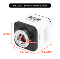 Scientific 4K 60FPS Digital Camera with IMX678 CCD Industry Video 4K Microscope Camera for Microscope
