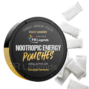 Suministro de China, suplemento nootrópico alfa sin azúcar de alta energía, mejora la energía y focaliza las bolsas de cafeína - Product Image 1