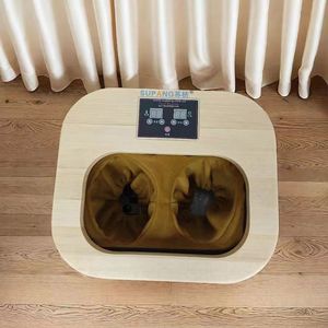 Baignoire de soin des pieds en bois massif à infrarouge lointain électrique portable avec panneau de commande informatisé et garantie d'un an - Product Image 6