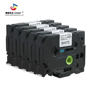 Linwei uyumlu etiket bant için yedek Brother TZe-231 TZ-231 lamine P dokunmatik etiket makinesi bant, PT D210 H110 D60