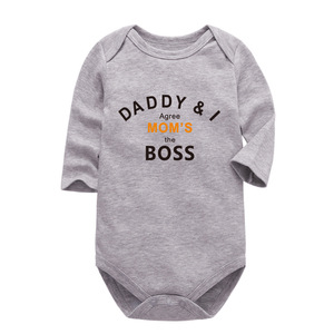 All'ingrosso body per <span class=keywords><strong>neonati</strong></span> a manica lunga con stampa pigiama per bambini primavera e autunno tuta girocollo per <span class=keywords><strong>neonati</strong></span> - Product Image 4