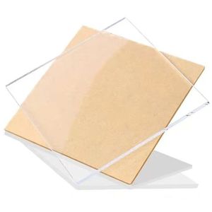 Feuille de plexiglas acrylique transparente, haute transparence, résistante aux UV, découpe personnalisable pour applications de panneaux transparents - Product Image 1