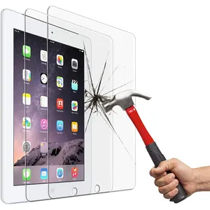 En gros Fabricant Personnalisé Taille 9H 0.33mm clair Trempé Verre Film Protecteur D'écran Pour iPad Pro 11 "Mini 7.9 12.9 pouces