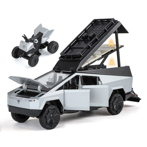 Camper <span class=keywords><strong>de</strong></span> Juguete <span class=keywords><strong>Tesla</strong></span> <span class=keywords><strong>de</strong></span> Metal Fundido a Presión con 8 Puertas, Luces y Sonido, con Función <span class=keywords><strong>de</strong></span> Retroceso para Niños, para Acampar en la Playa, Motocicleta <span class=keywords><strong>de</strong></span> Playa, Tienda <span class=keywords><strong>de</strong></span> Campaña <span class=keywords><strong>de</strong></span> Playa - Product Image 5
