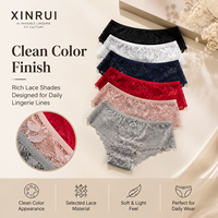Culottes de bikini en dentelle hautement élastiques, respirantes, pour femmes, en nylon et élasthanne, à motifs floraux, vente en gros OEM ODM