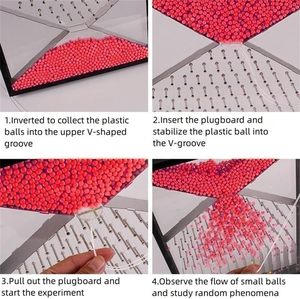 Planche de Dalton, jouet éducatif, portable, robuste, modèle d'expérimentation de distribution aléatoire pour l'école de physique - Product Image 5