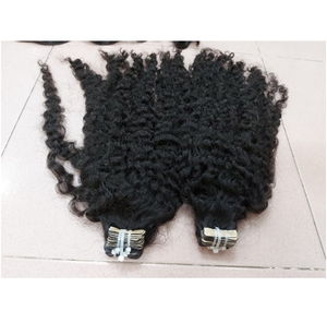 100% Remy Extensions de Cheveux Vietnamiens Crépus Droite Bouclés Cuticule Aligné Bande Cheveux Naturels Crus Humains Exportés Du Vietnam - Product Image 5