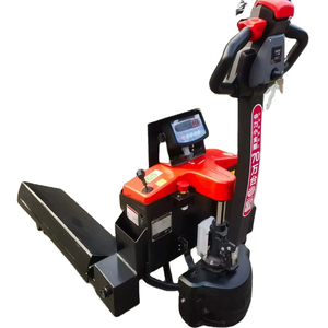 電気フォークリフトリーチトラックパレットジャックスケール付きパレットスタッカー - Product Image 1