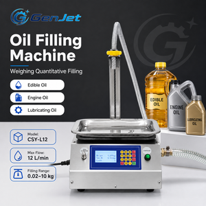 Machine de remplissage de liquides (huiles comestibles et lubrifiantes) la plus populaire, 12 L par minute, avec contrô<span class=keywords><strong>le</strong></span> du poids pour bouteilles d'huile moteur et d'huile <span class=keywords><strong>parfum</strong></span>ée - Product Image 3