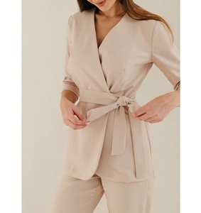 Divisa da Lavoro di Alta Qualità con Logo Personalizzato <span class=keywords><strong>per</strong></span> Donna, Uniforme <span class=keywords><strong>per</strong></span> SPA e Salone di Bellezza, Casacca <span class=keywords><strong>per</strong></span> Servizi di Pulizia, Tunica alla Moda, Abbigliamento Professionale <span class=keywords><strong>per</strong></span> Estetista - Product Image 2