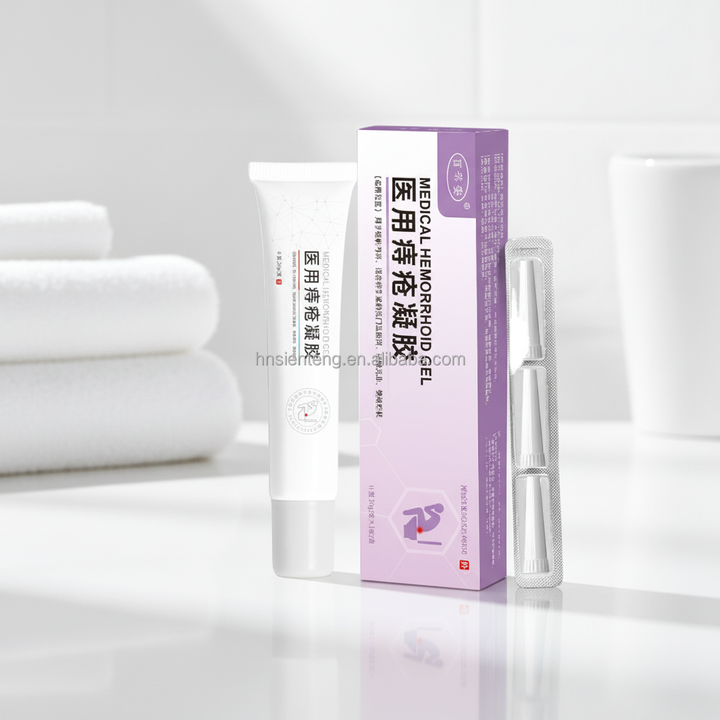 Hemorrhoid Gel with Safety for External & Internal Hemorrhoids to Relieve Pain Swelling & Anal Itching