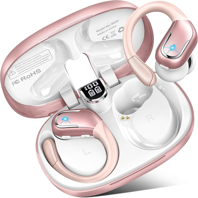 BX29 Wireless TWS Earbuds 5.4 IPX5 In-Ear Sports Earphones JL Chipset LED Charging Case Digital Display Battery Indicator