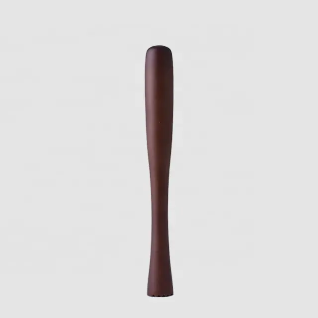 Agitador de cóctel largo de nogal negro, de madera de haya, personalizado, directo de fábrica