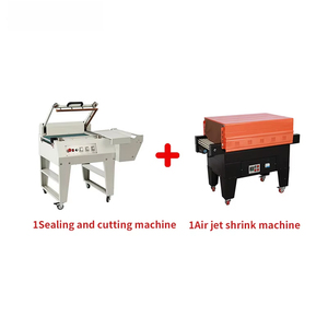 Machine d'emballage rétractable semi-automatique électrique BS-4525+4030 pour boissons, aliments, eau, bouteilles, canettes, textiles et films PE - Product Image 5