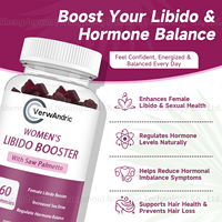 Suppléments booster de la libido féminine sans sucre de marque privée OEM Gommes de soutien pour la santé des niveaux d'hormones chez l'adulte en gros