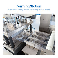 Machine d'emballage automatique à chaud pour cartes blister rigides, machine de scellage thermique pour cartes blister pour bougies et jouets