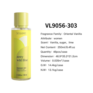 工厂自有品牌250毫升V.LOVE女装香水东方香草身体香水喷雾香水身体喷雾现货OEM & ODM - Product Image 3