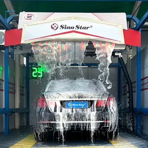 4-7 न्यूनतम/कार, 8 घंटे 100 कारों के लिए सबसे अच्छा स्वत: touchless कार धोने की मशीन प्रणाली कार धोने दुकान/गैस स्टेशन