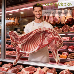 Restaurant marché du mouton publicité promo affichage accessoires simulation cru viande d'agneau frais demi-agneau modèle d'échantillon - Product Image 3
