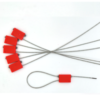 JHC017 Abrazaderas de Cable de Un Solo Uso para Transporte, Agarre para Cables de 40cm de Longitud, Color Personalizable, Sello de Seguridad para Cables