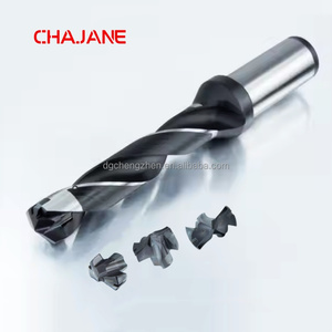 <span class=keywords><strong>Foret</strong></span> à fraiser interne à refroidissement interne CHAJANE HLD, indexable, autobloquant, 42CrMo, 5 mm, rainure droite, interchangeable, pour centre d'usinage CNC - Product Image 2