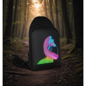 Mochila LED de tela Oxford ABS unisex, táctica, con cremallera, para actividades al aire libre, con correa para el hombro, menos de 21 litros, con diseño de dibujos animados. - Product Image 2