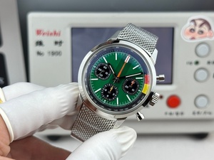 Montres mécaniques ; Montres tendance et très vendues ; Montres multifonctions avec fonction chronométrage ; Montres à la mode ; Vert - Product Image 3