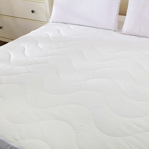 Funda de colchón acolchada de lujo, diseño de tela de refrigeración suave <span class=keywords><strong>con</strong></span> fibra y Tencel para ropa de cama, protección de Hospital en casa - Product Image 3
