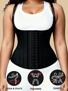 Faja Reductora de Cintura Ajustable con 25 Varillas de Acero, Cinturón de Látex de Control Firme, Faja Colombiana, Tallas Grandes, Tejida - Product Image 2