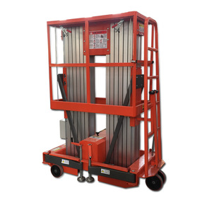 <b>Aluminum</b> Alloy Mobile Aerial <b>Work</b> <b>Platform</b> 10m Lifting Machine With Handrails Industrial Design 1000kg Load Capacity - Product Image 5