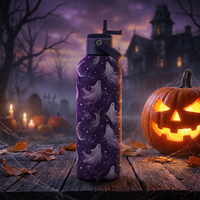 Cadeaux d'Halloween, de Noël et de Thanksgiving, vente en gros personnalisée, bouteille d'eau sport en acier inoxydable à double paroi de 500 ml avec logo personnalisé