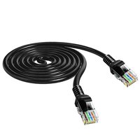 Cable de Conexión Cat5e UTP RJ45, Cable de Red Ethernet de Cobre Puro de 100 Mbps, con Certificación CE, RoHS y FCC, para Router, Switch y Computadora