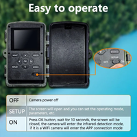 Wildcamera PR700 2.7K 58MP Sensor CMOS IP66 Cámara de Caza Impermeable con Velocidad Inteligente para Fotografía de Fauna Silvestre