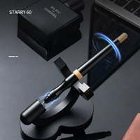 Bolígrafo de Levitación Magnética de Aleación de Aluminio Premium X60 - Regalo de Papelería Flotante Permanente de Tecnología Negra para Empresas