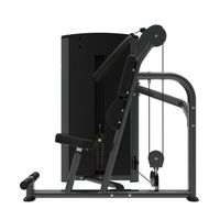 Máquina Abdominal de Ruta Fija Ajustable de Acero para Gimnasio, Equipo Comercial de Alta Resistencia con Pila de Pesas de 100 kg para Clubes de Fitness