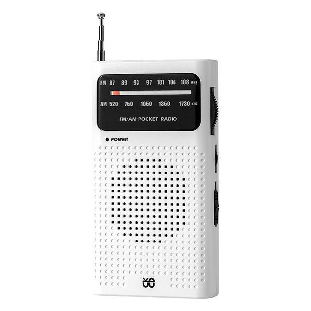 Portable FM AM Full Band Pocket Radio Pointer Tuning Receiver Speaker