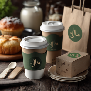 AT PACK Umweltfreundliche Maßgeschneiderte Kaffee-Verpackungshüllen Heiße Kaffeebecher-Hüllen Karton-Papierhüllen für Heiße Getränkebecher - Product Image 3