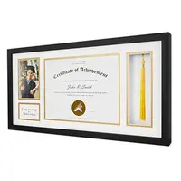 Custom Wood Diploma Frame with Tassel, Eco-friendly