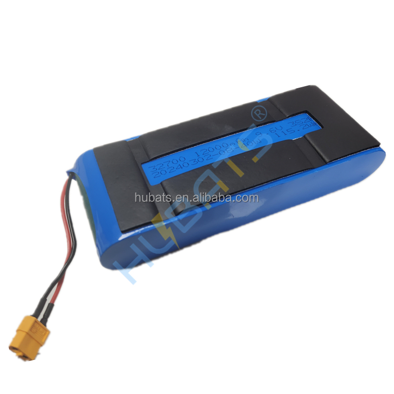 12000mAh 9.6V LiFePO4 32700 Battery with XT60 Plug for Solar Light