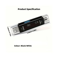 Lector de Tarjetas de Memoria 5 en 1 Multifunción USB 3.0 Tipo C, USB Micro USB, SD, TF para Android, iPhone, Computadora, Base OTG, Adaptador Tipo C