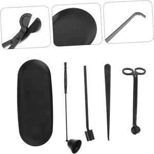 Juego de Herramientas para Velas de Acero Inoxidable, Extintor, Campana, Gancho, Tijeras, Cubierta, Diseño Moderno y Simple - Product Image 3