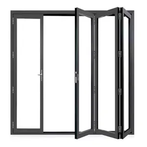 Australian standard Original Supplier Double Glazed Aluminum foldable folding Bi fold Bifold Windows Windows