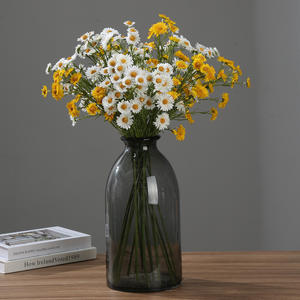 Decoración Rústica de Flores Silvestres, Rama de Margarita Artificial para Arreglos Florales, Relleno de Jarrones, Decoración para el Hogar y Bodas - Product Image 1