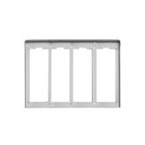 Aluminum <b>Frame</b> For 4 2M Plates 43.5X33X12mm Profile <b>Mounting</b> - Product Image 1