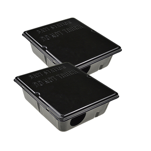 Metallo nero bianco ratto Box trappola umana topi topo gabbia trappola - Product Image 6