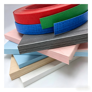 <span class=keywords><strong>Bande</strong></span> <span class=keywords><strong>de</strong></span> <span class=keywords><strong>chant</strong></span> Mingbang MDF PVC 1mm*22mm blanche, couleur personnalisable pour applications <span class=keywords><strong>de</strong></span> meubles - Product Image 1