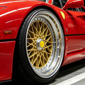 Jantes en alliage forgées Bku 3 pièces 5x108 pour Ferrari F40 F50 <span class=keywords><strong>288</strong></span> <span class=keywords><strong>GTO</strong></span> Enzo LaFerrari F8 Tributo 18 19 pouces Deep Dish Classic - Product Image 5