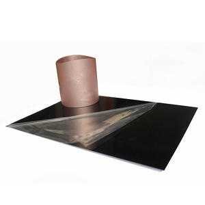 Màu Sơn Blanks Rèm Tường Cách Nhiệt Hội Đồng Quản Trị Đen Nhôm Gương Tấm CuộN Bóng Matte PE/PVDF Tráng Nhôm Tấm - Product Image 2