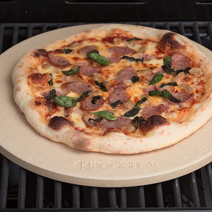 Casseroles et pierres à <span class=keywords><strong>pizza</strong></span> rondes pour barbecue en vente pour des croûtes parfaitement croustillantes - Product Image 1