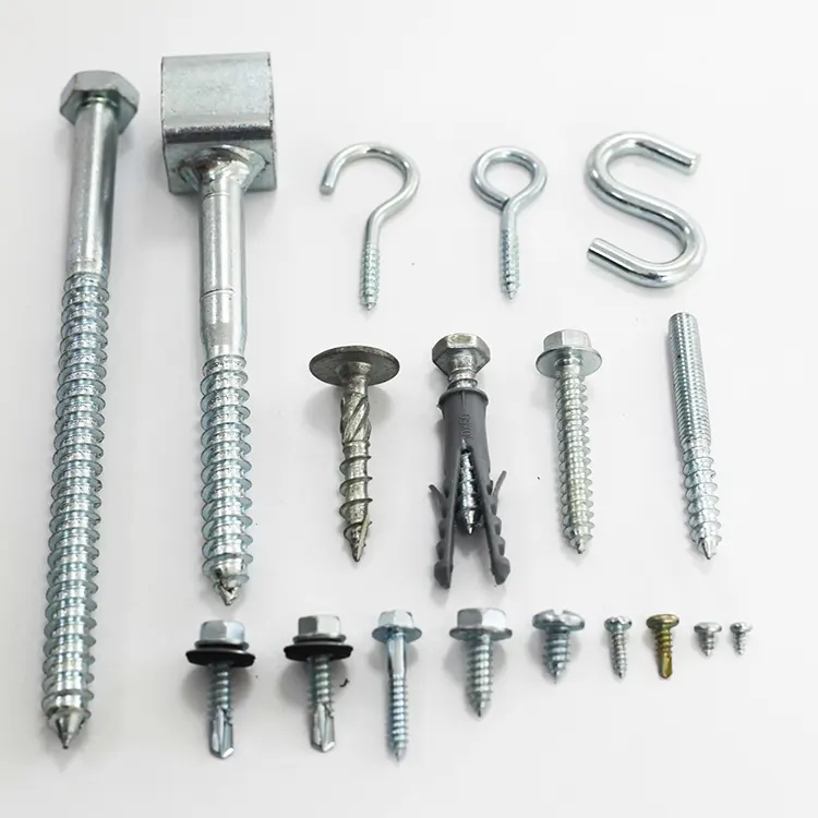 Rooing With Washer Hexagon Head Self-drilling Screws Hex Heads Self Drilling Roofing Screw